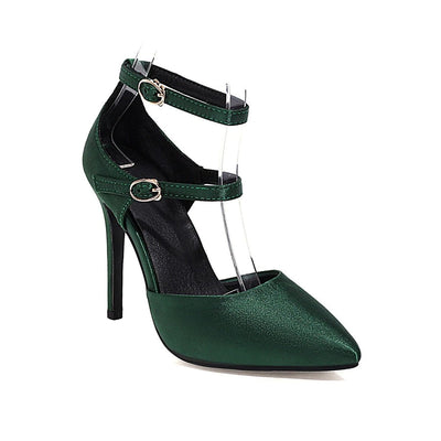Escarpins en satin