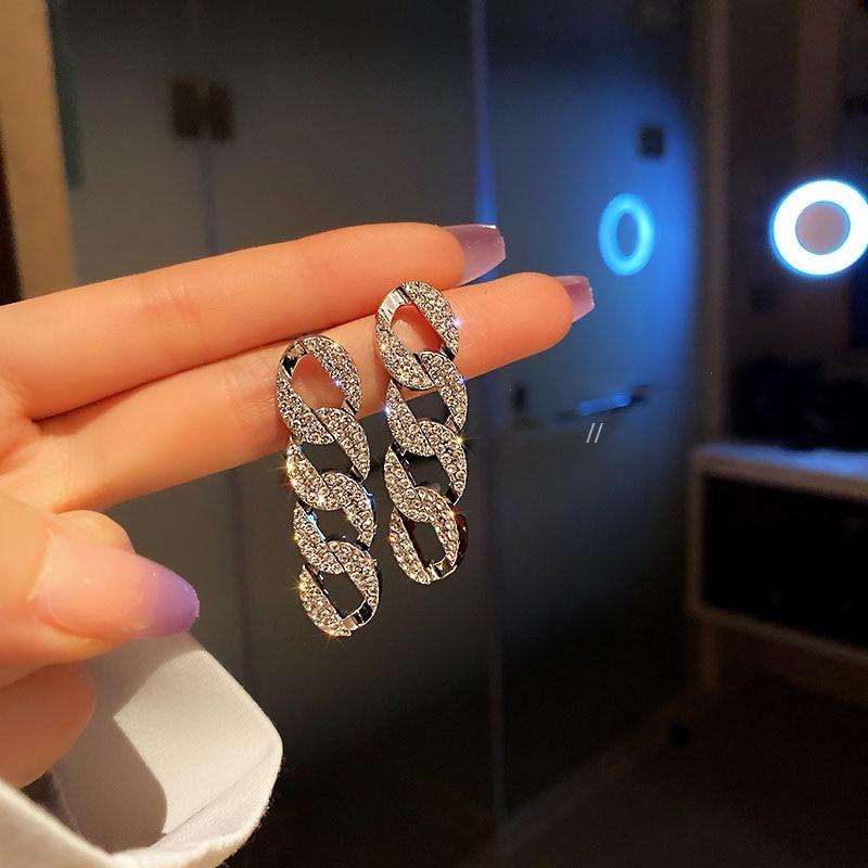 Boucles d'oreilles de luxe avec nœuds en argent et zircon