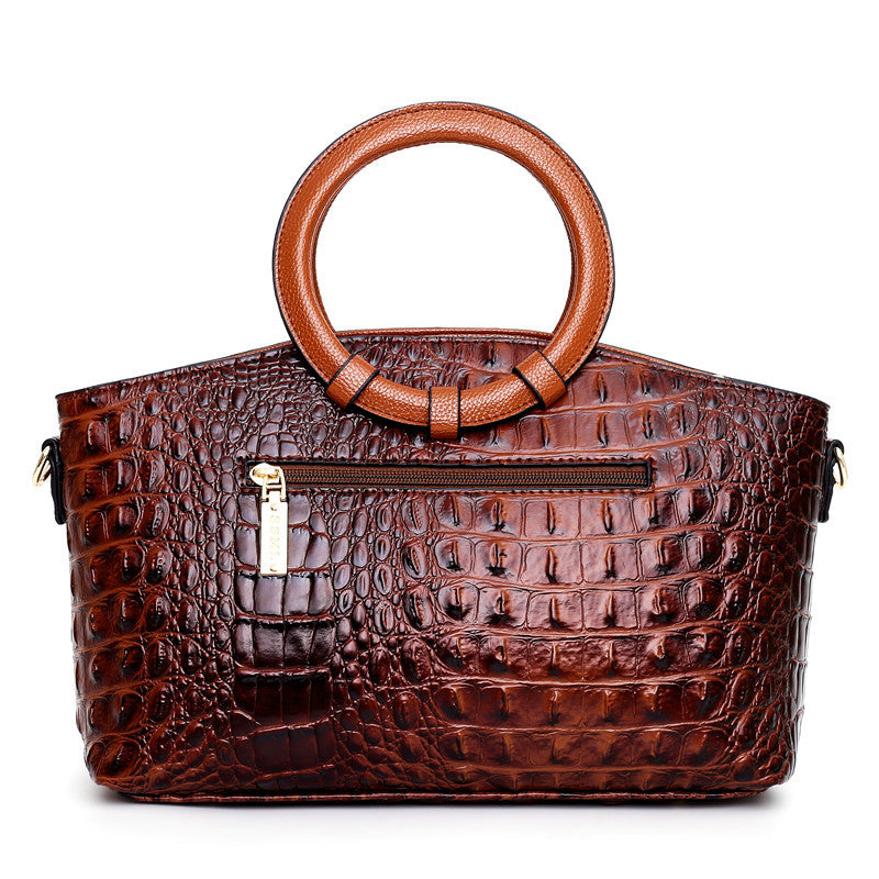 Leah - Sac en cuir vintage gaufré pour femmes