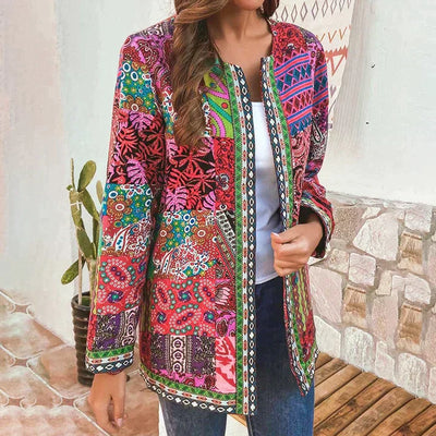 Veste Brodée Patchwork | Coton | Colorée & Authentique