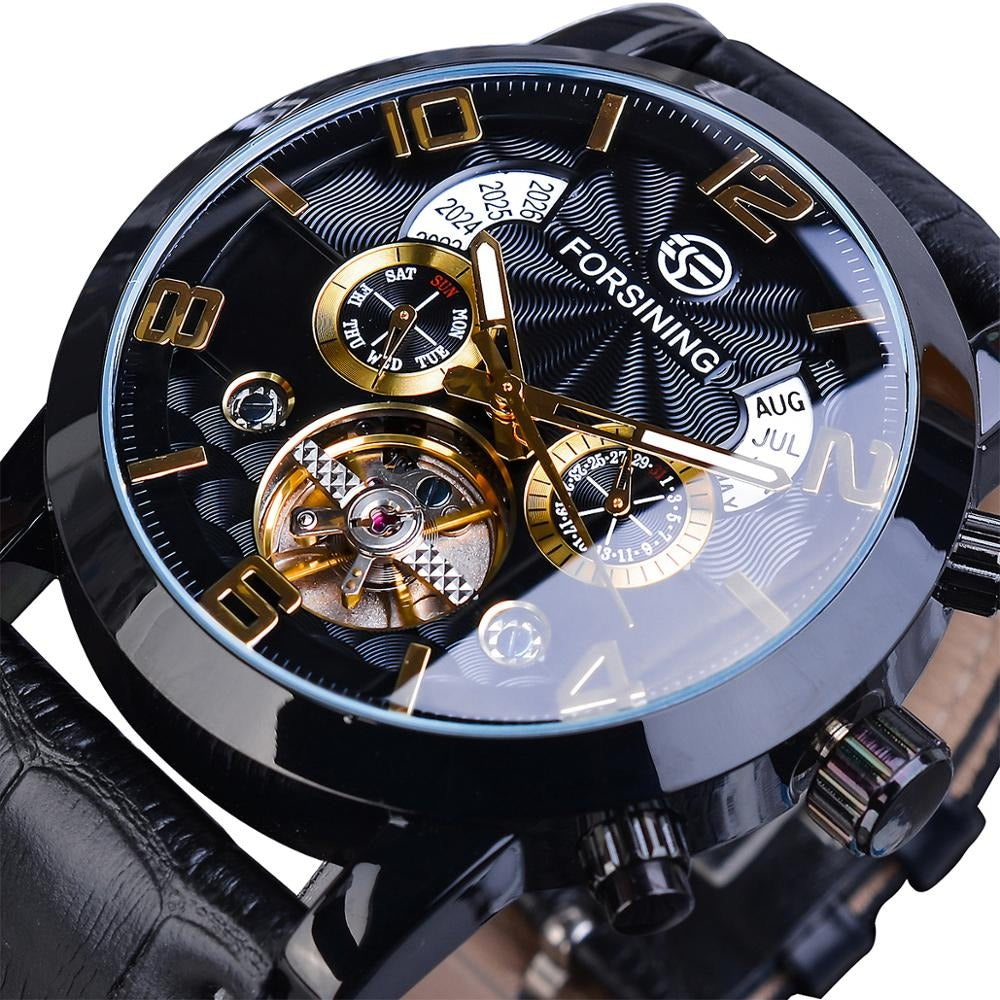 Montre de Luxe Tourbillon Automatique Mécanique