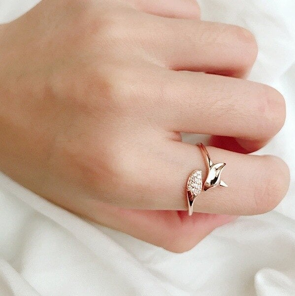 Bague en Fuchs de Rose Silber