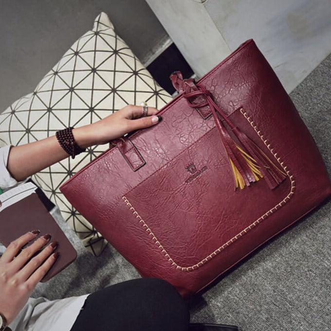 Sac à bandoulière en cuir pour femmes