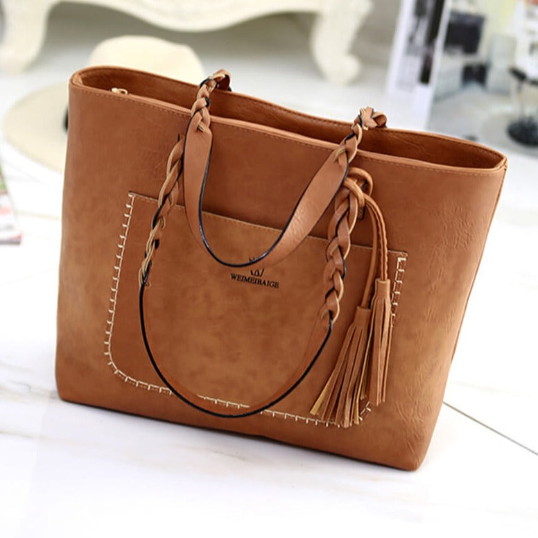 Sac à bandoulière en cuir pour femmes