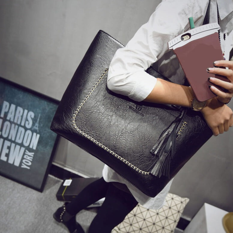 Sac à bandoulière en cuir pour femmes
