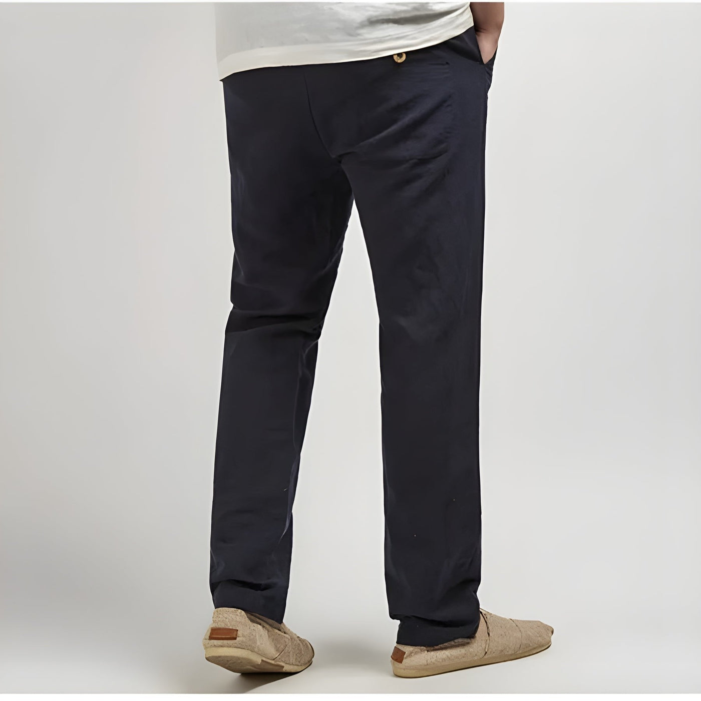 Pantalon en lin Hampton