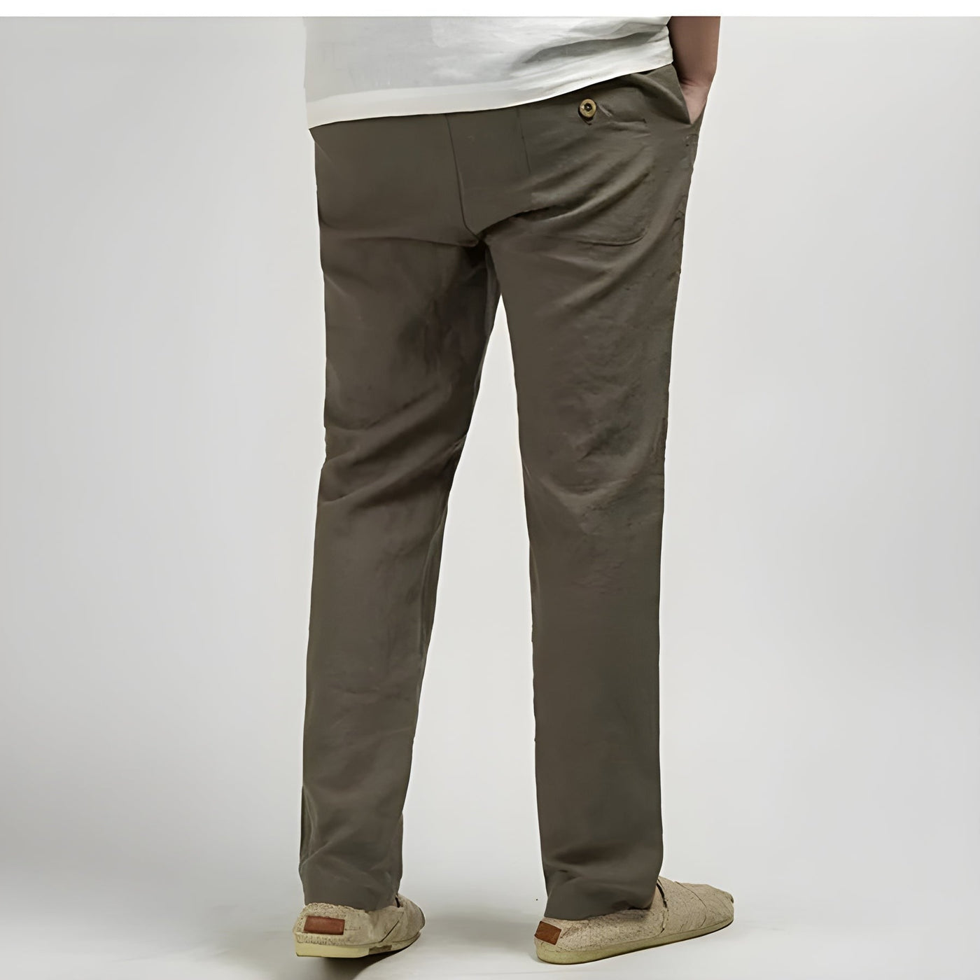 Pantalon en lin Hampton