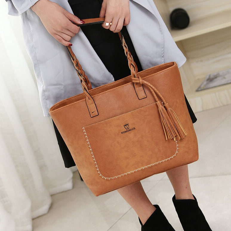 Sac à bandoulière en cuir pour femmes