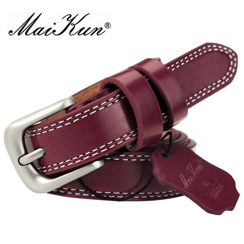 ILARIA™ | CEINTURE EN CUIR FEMME (2,2 CM)