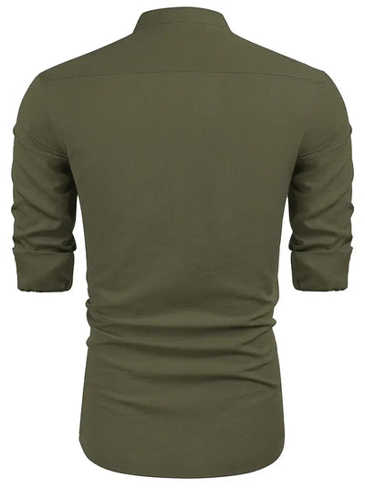 Hartman | Élégante Chemise Cubaine Légère pour Homme