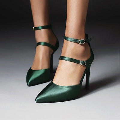 Escarpins en satin