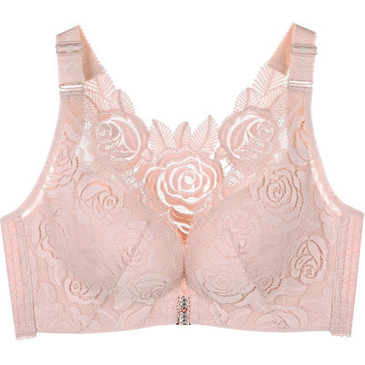 Carly - Soutien-gorge push-up sans fil pour femmes avec fermeture sur le devant