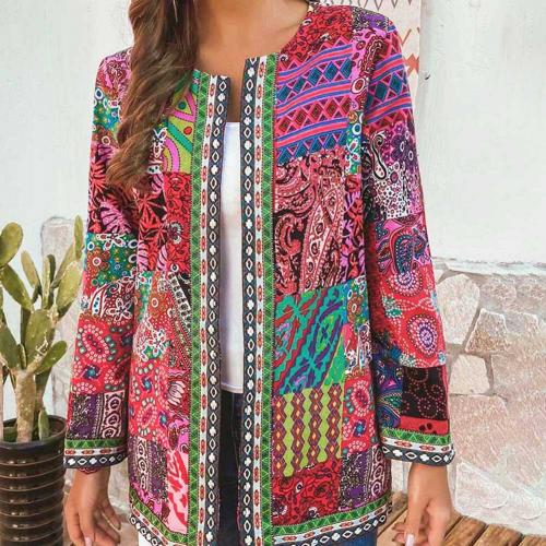 Veste Brodée Patchwork | Coton | Colorée & Authentique