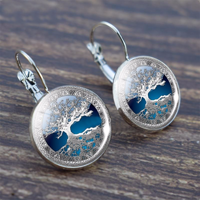 Boucles d'oreilles en argent « Arbre de vie »