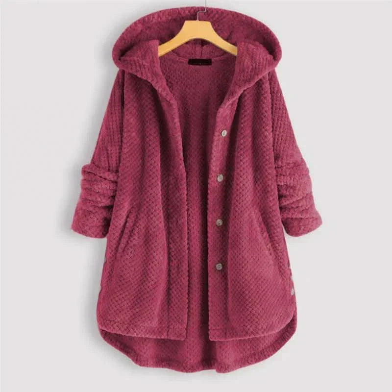 Morgane™| Billie manteau à capuche côtelé