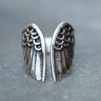 Bague d'ange ajustable en argent sterling 925