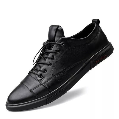 Baskets romaines en cuir de vache