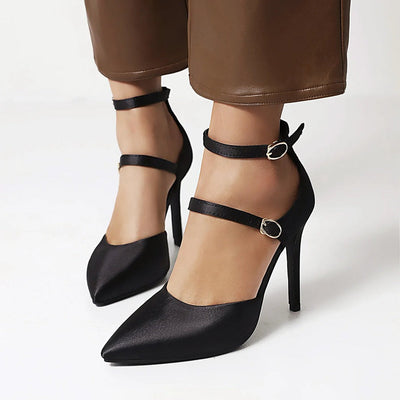 Escarpins en satin