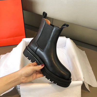 Mathilde | Bottes A Enfiler Pour Femme | Noir