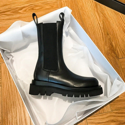 Mathilde | Bottes A Enfiler Pour Femme | Noir