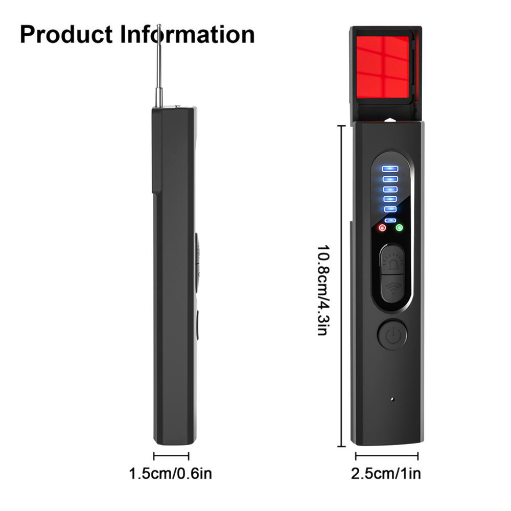 PrivacyGuard - Détecteur compact pour caméras cachées et sécurité GPS