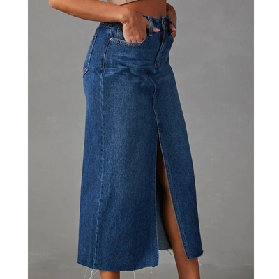 Paulin | Jupe Taille Haute Pour Femmes | Fente