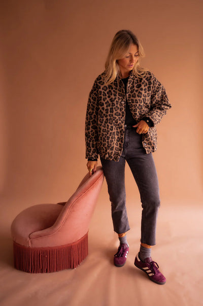 Élodie™ | Veste Bomber Léopard