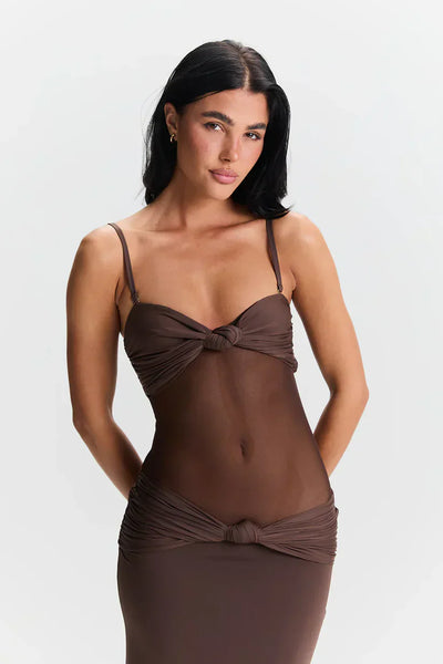 Zola | Robe longue à bandeau amovible
