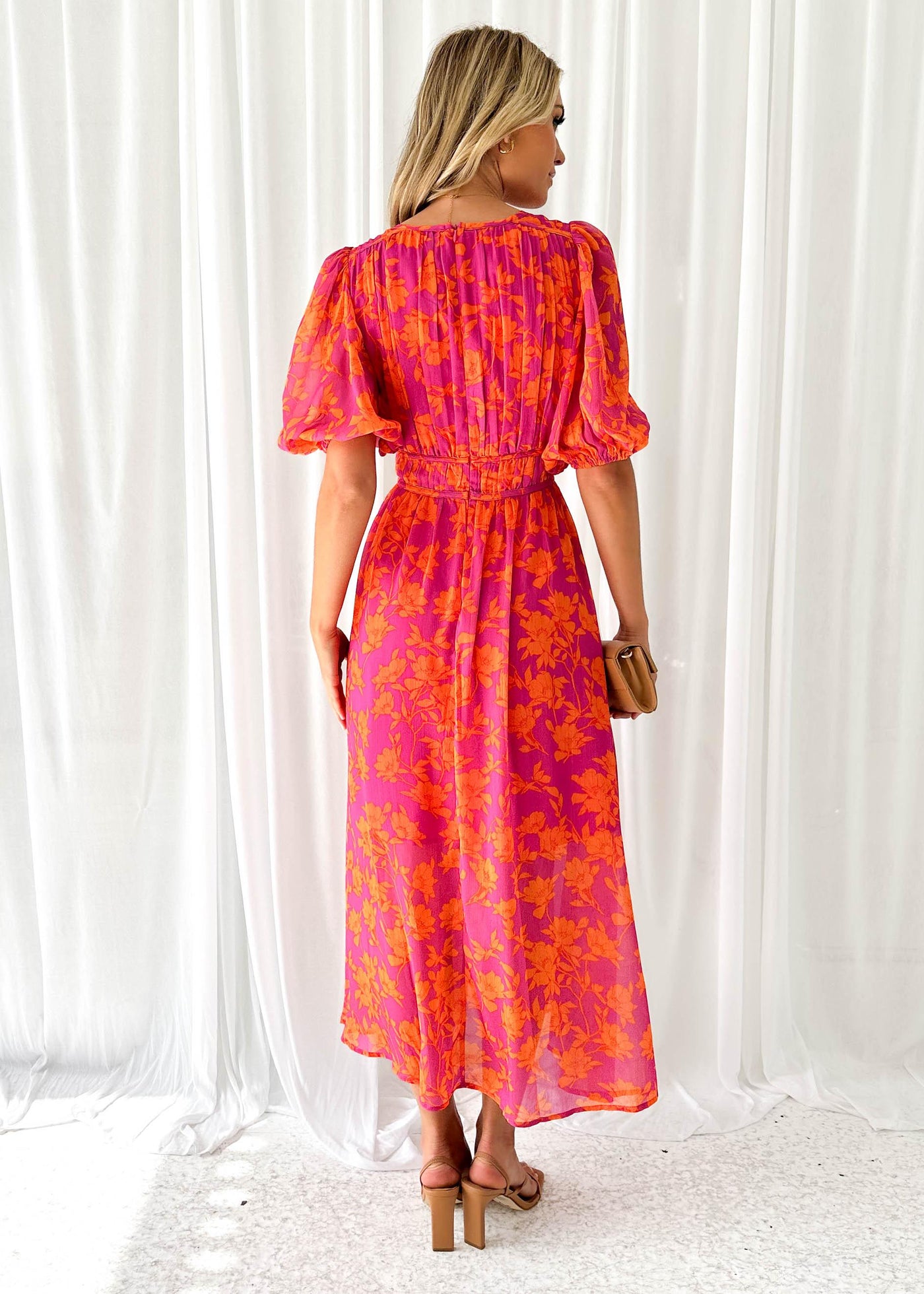Catherine - Robe longue avec encolure en cœur pour femmes