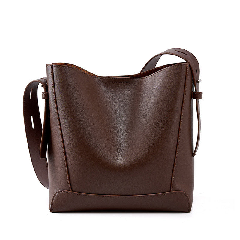 Sac à bandoulière et à l'épaule en cuir véritable grand modèle à sez pour homme