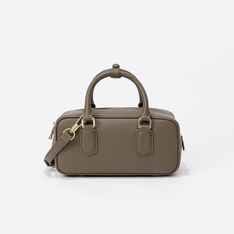 Sac à bandoulière en cuir véritable vintage