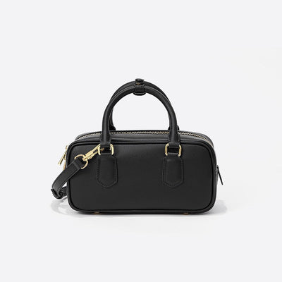 Sac à bandoulière en cuir véritable vintage