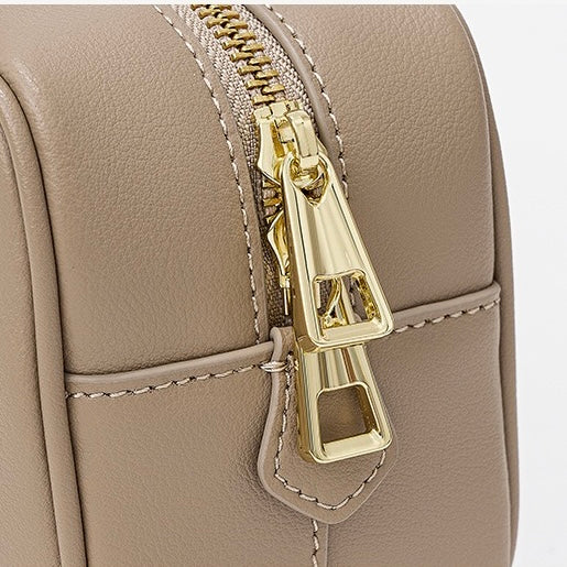 Sac à bandoulière en cuir véritable vintage