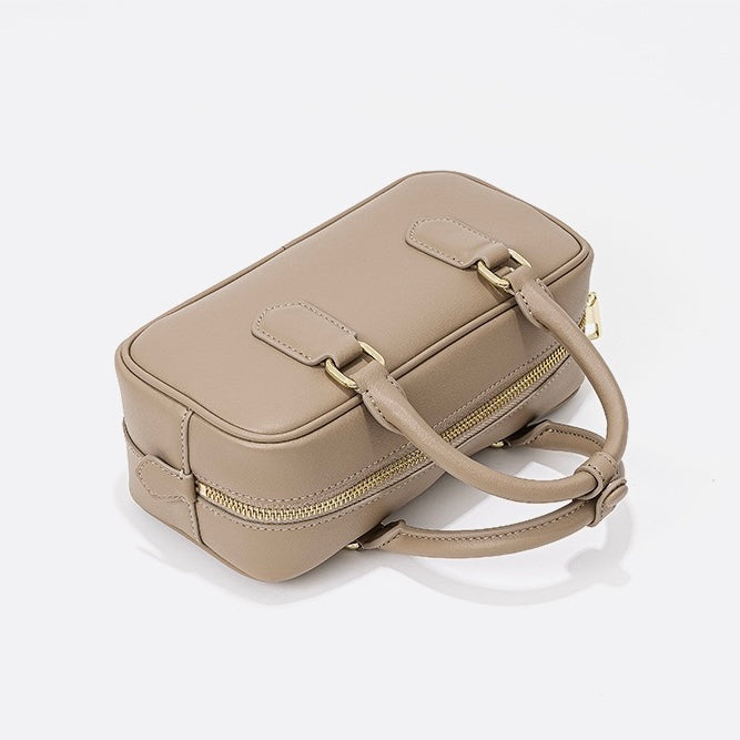 Sac à bandoulière en cuir véritable vintage
