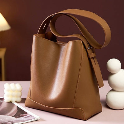Sac à bandoulière et à l'épaule en cuir véritable grand modèle à sez pour homme