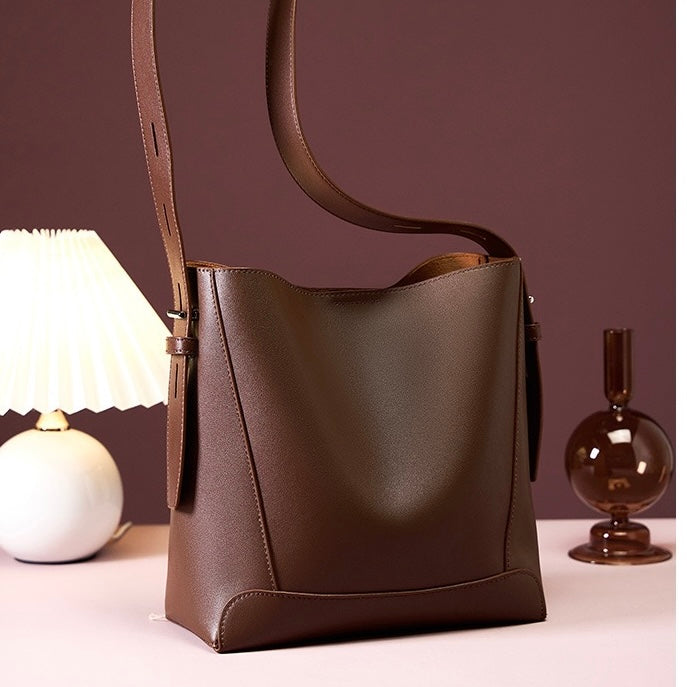 Sac à bandoulière et à l'épaule en cuir véritable grand modèle à sez pour homme