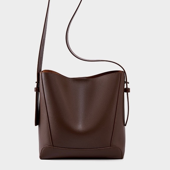 Sac à bandoulière et à l'épaule en cuir véritable grand modèle à sez pour homme