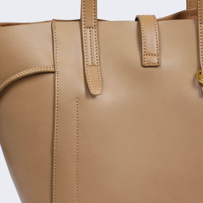 Sac hobo vintage en cuir véritable avec boucle à verrou