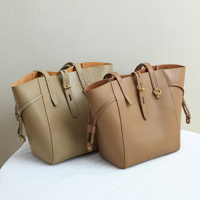 Sac hobo vintage en cuir véritable avec boucle à verrou