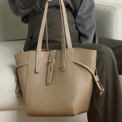 Sac hobo vintage en cuir véritable avec boucle à verrou