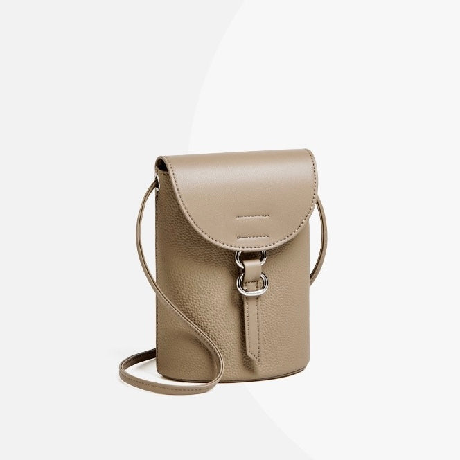 Mini sac à main en cuir véritable pour téléphone