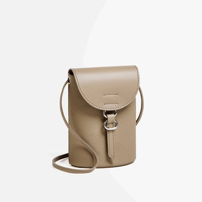 Mini sac à main en cuir véritable pour téléphone