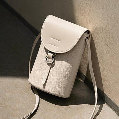 Mini sac à main en cuir véritable pour téléphone