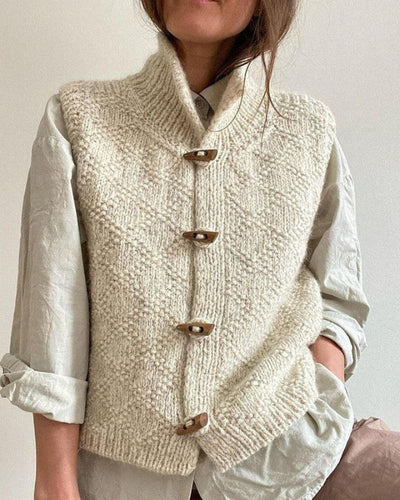 INGRID - ÉLÉGANT CARDIGAN SANS MANCHES