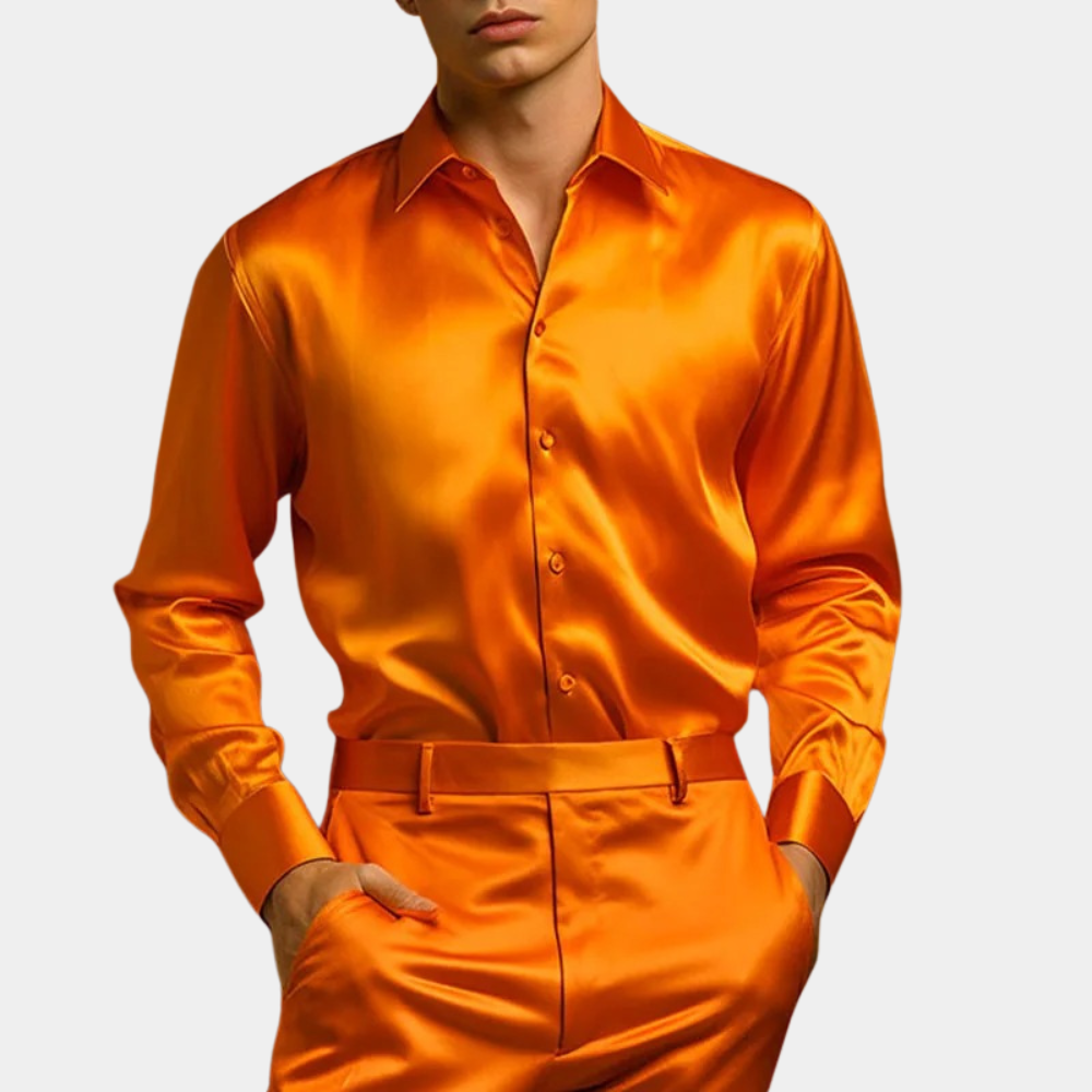 Patrick | Chemise Élégant Pour Hommes | Longue Manche