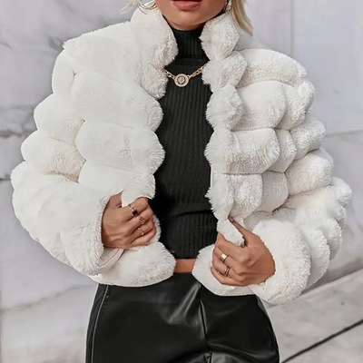 JESSICA - Manteau en Fourrure Glamour pour Femmes