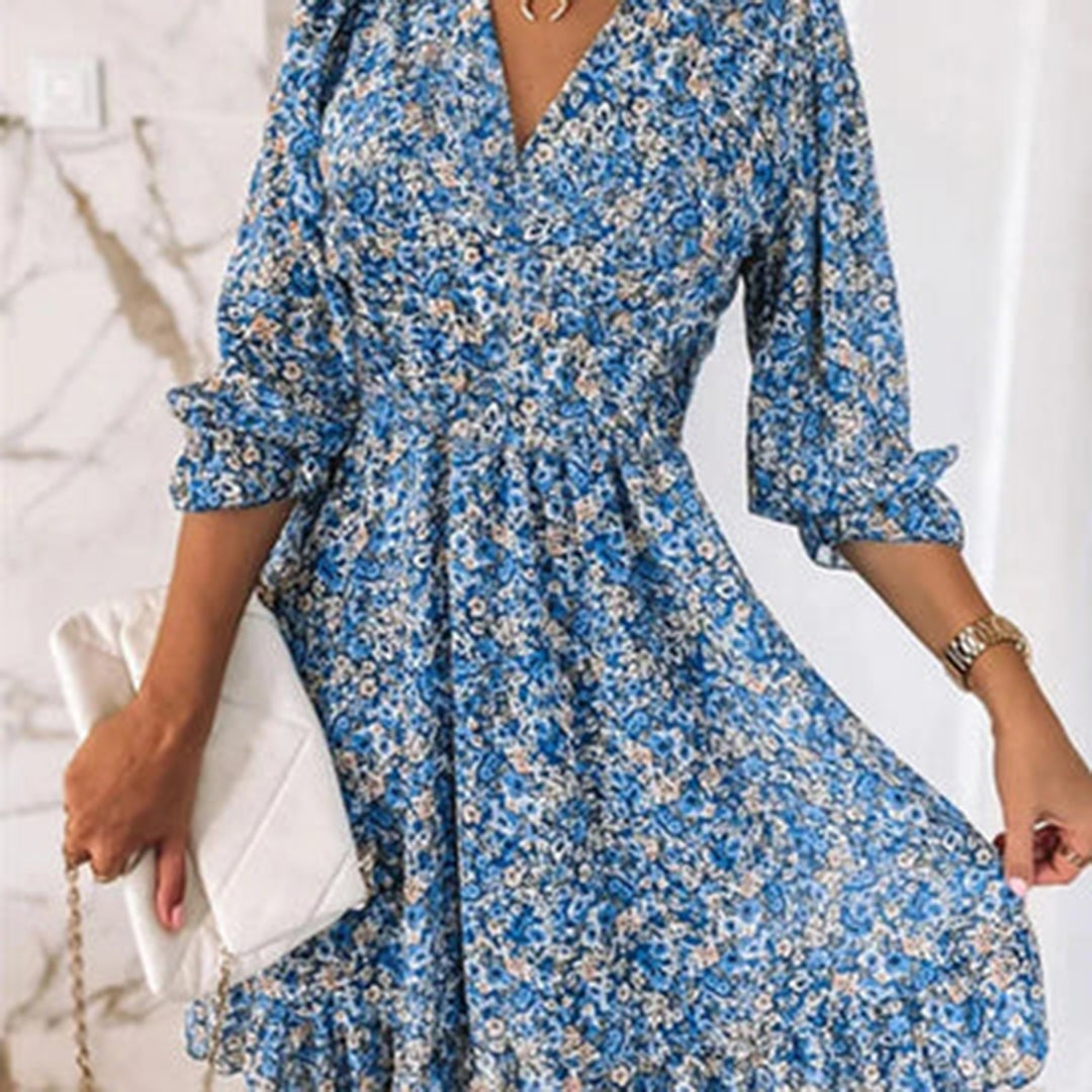 JANNINE - Mini robe d'été élégante