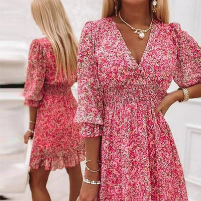 JANNINE - Mini robe d'été élégante