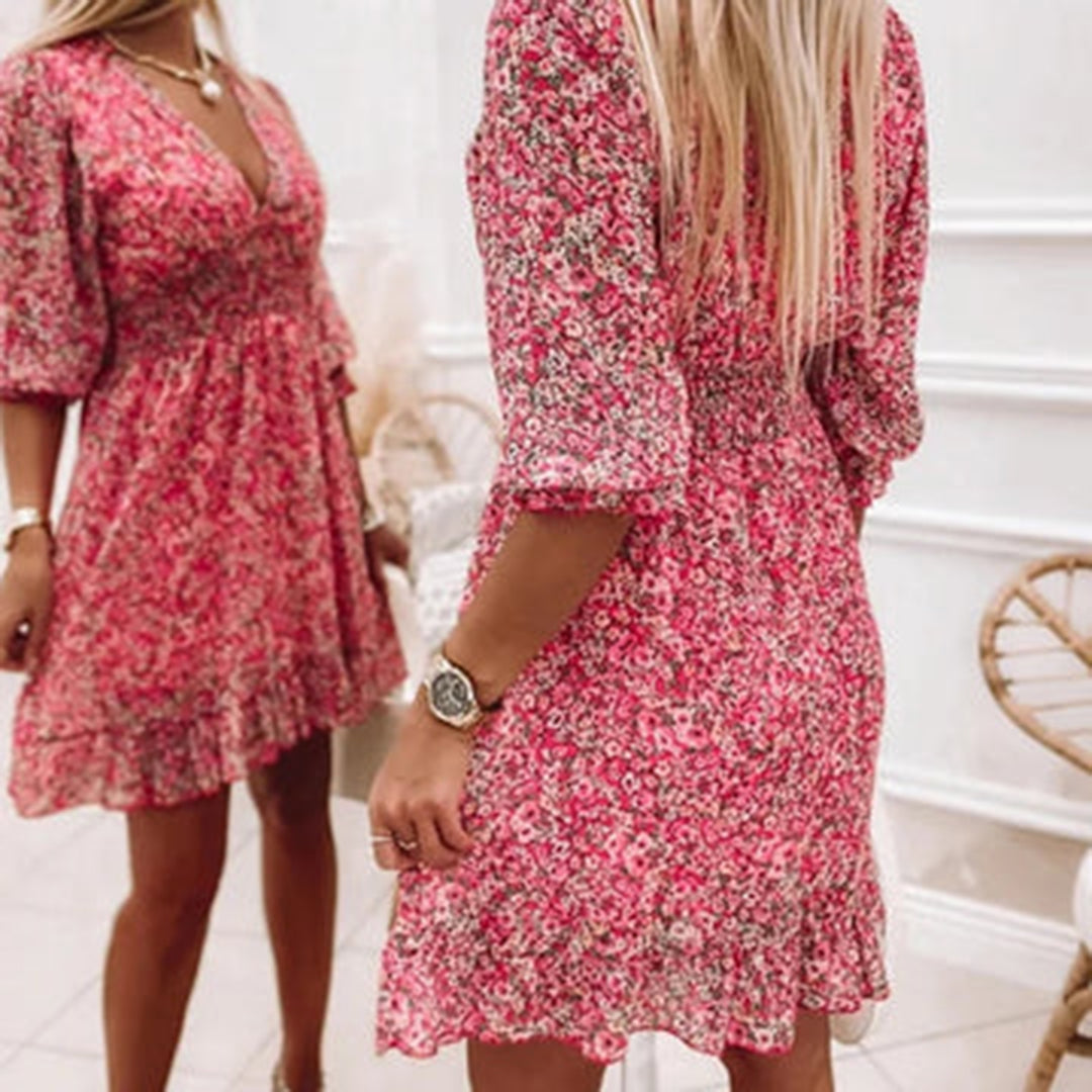 JANNINE - Mini robe d'été élégante