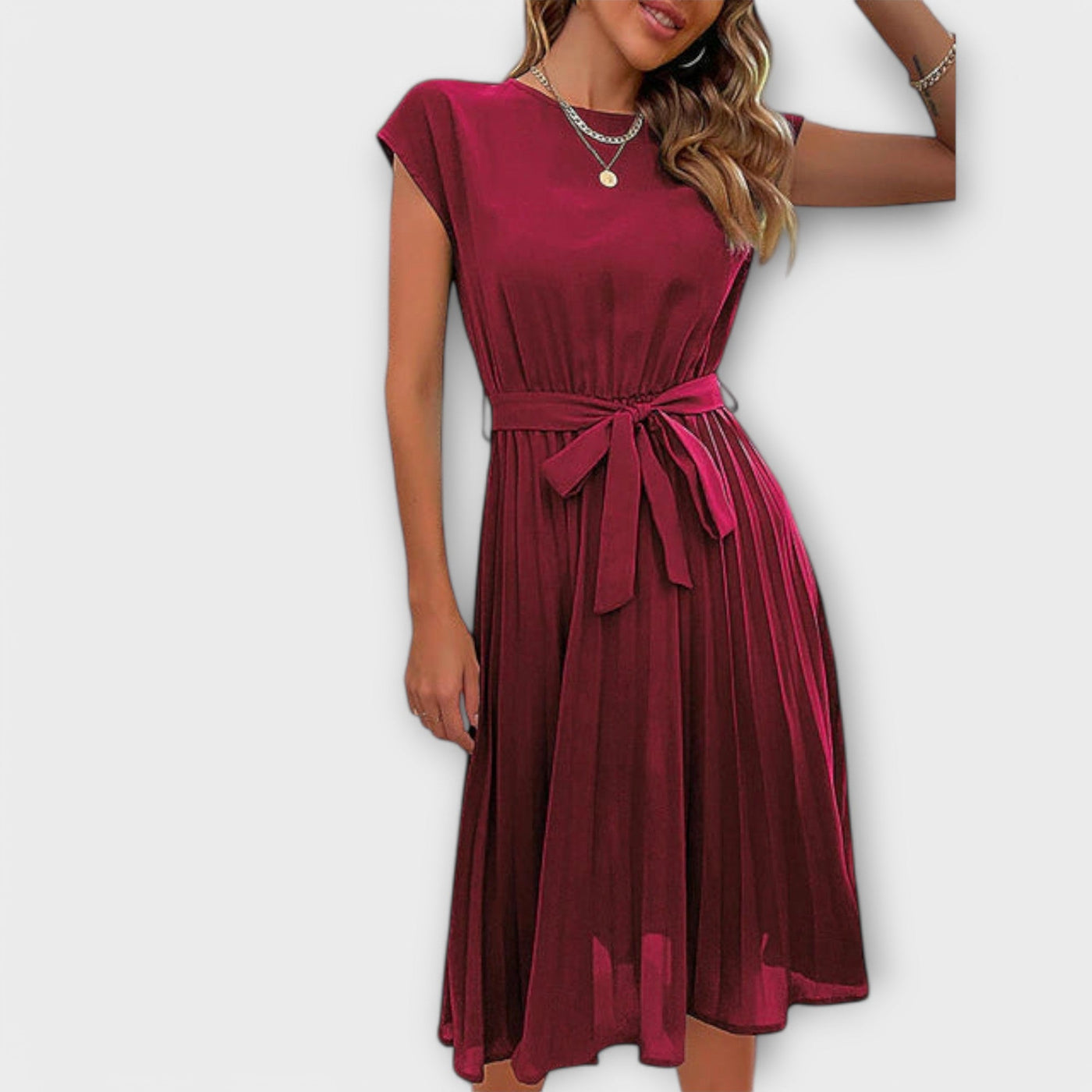 Claire | Robe décontractée à carreaux
